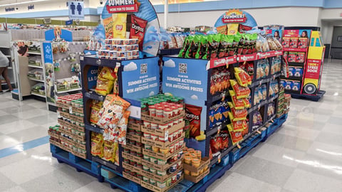 PepsiCo 'Let's Summer More' Pallet Display